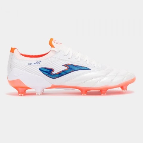 Zapatillas de Fútbol Césped Natural Hombre Joma Toledo 2602 Blanco