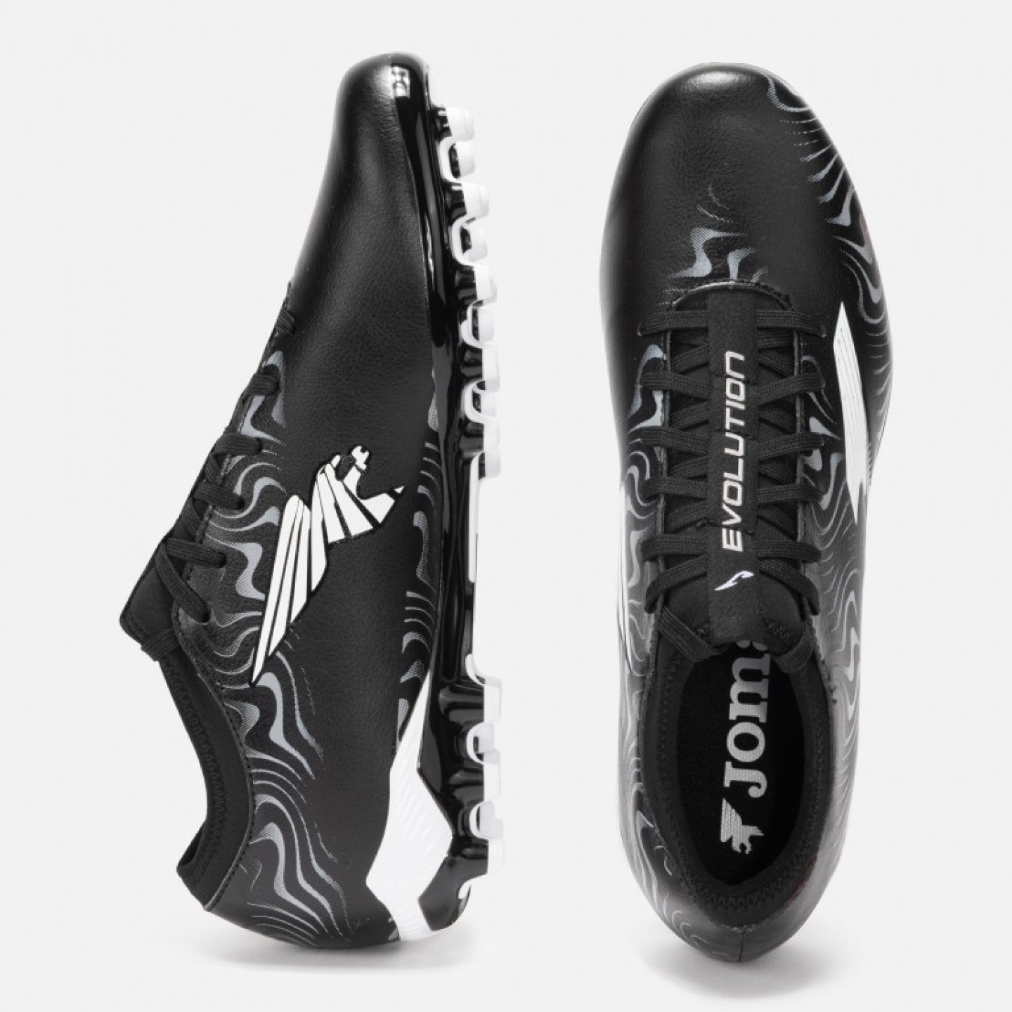Zapatillas de Fútbol Césped Artificial Hombre Joma Evolution 2501 Negro