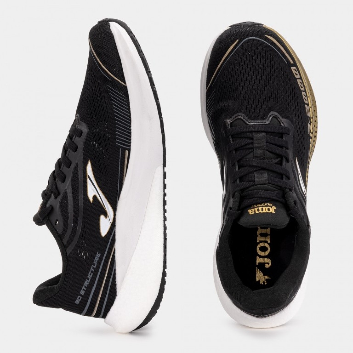 Zapatillas de Running Hombre Joma R.2000 W2591 Negro Oro