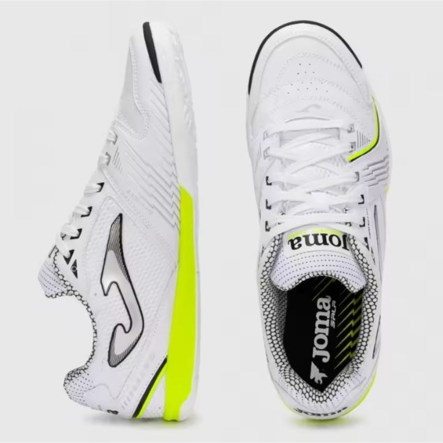 Zapatillas de Fútbol Sala Hombre Joma Dribling 2502 Blanco Resistente