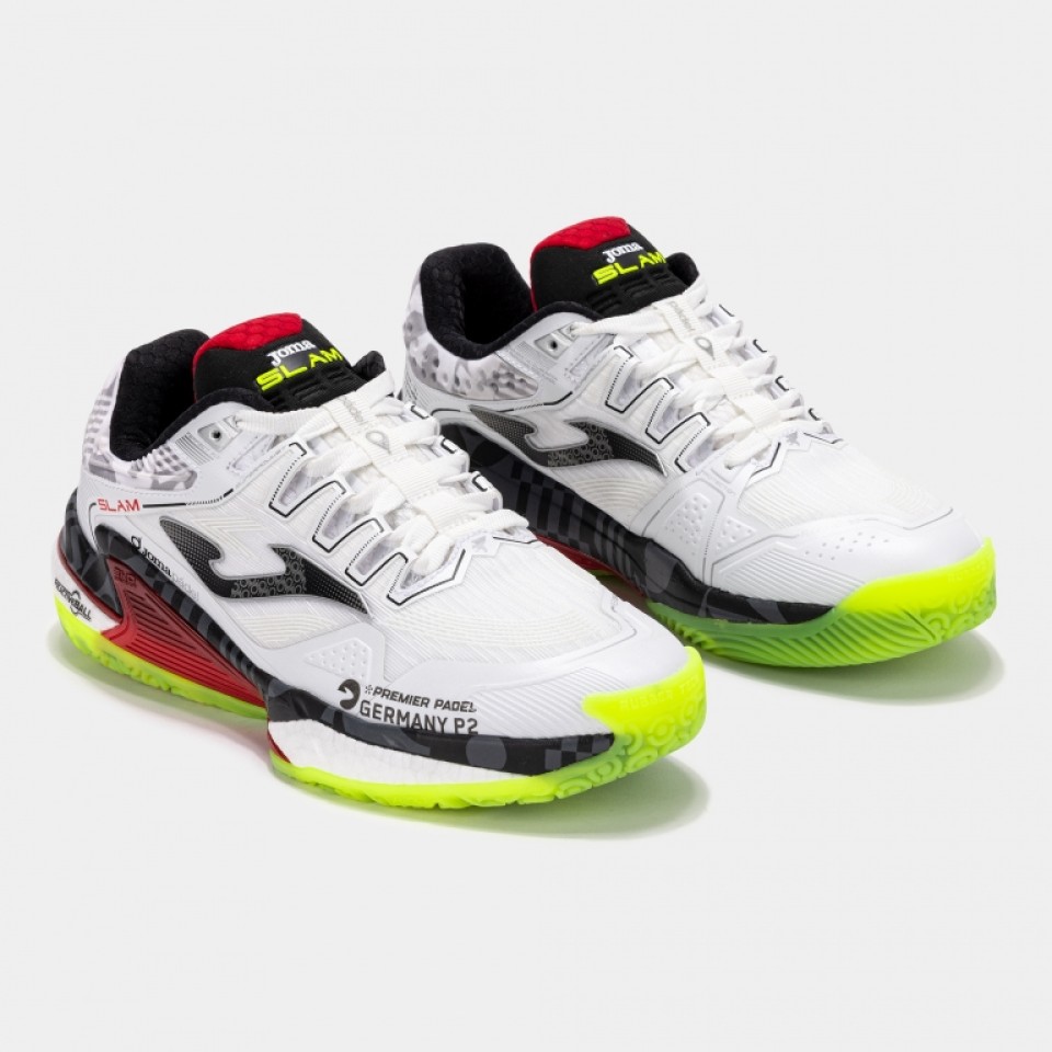 Zapatillas de Pádel Hombre Joma Slam S2652 Blanco Rojo