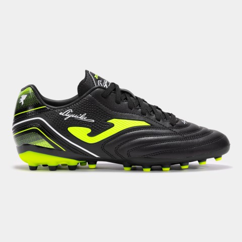 Zapatillas de Fútbol Cesped Artificial Hombre Joma Aguila 2501 Negro Amarillo