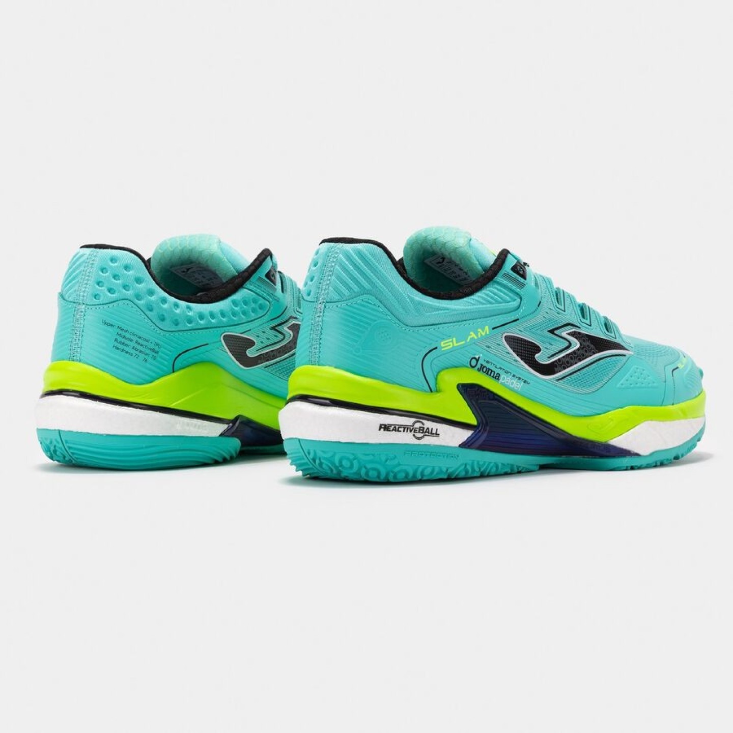 Zapatilla Pádel Hombre Joma Slam 2427 Turquesa Confortable