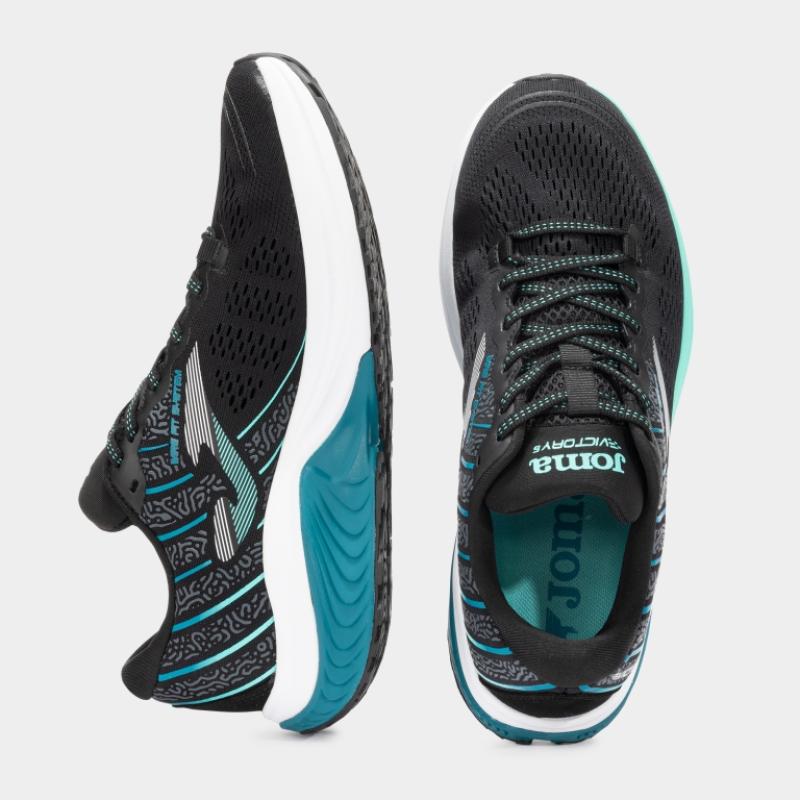 Zapatilla Running Hombre Joma Victory 2531 Negro Transpirable