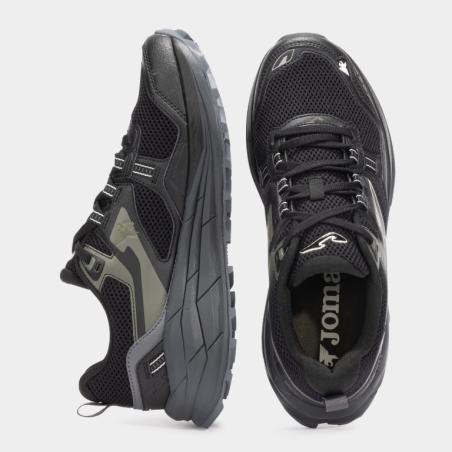 Zapatilla Trekking Hombre Joma Shock Negro Verde 2501 Confortable