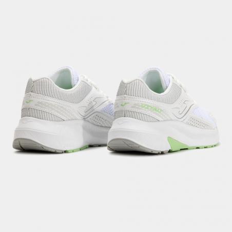 Zapatilla Running Mujer Joma Vitaly 2502 Blanco Verde Claro Confortable