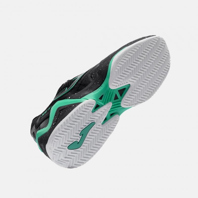 Zapatilla Pádel-Tenis Hombre Joma Set 2601 Negro Turquesa Transpirable