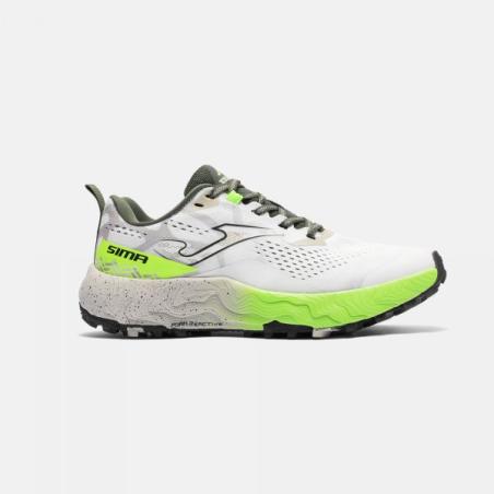 Zapatilla Trail Hombre Sima 2602 Blanco Transpirable