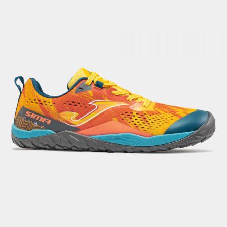 Zapatilla Barefoot Trail Hombre Joma Sima 2629 Amarillo Transpirable