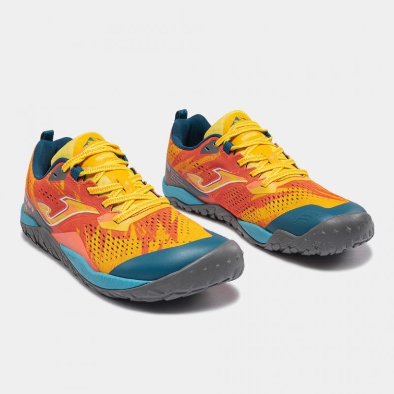 Zapatilla Barefoot Trail Hombre Joma Sima 2629 Amarillo Transpirable