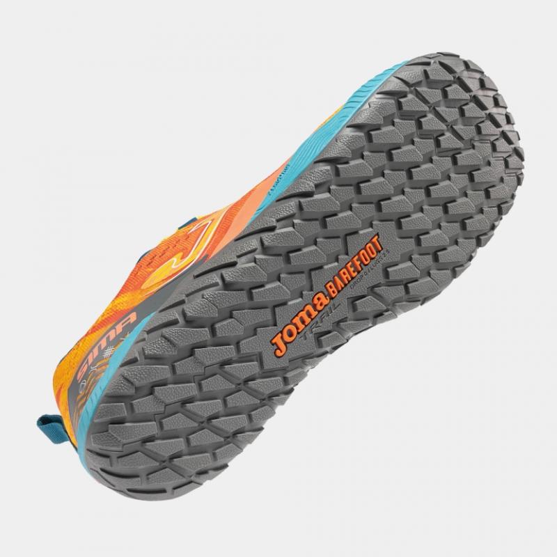 Zapatilla Barefoot Trail Hombre Joma Sima 2629 Amarillo Transpirable