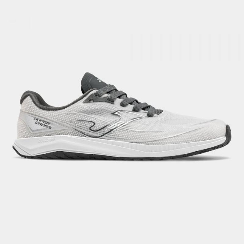 Zapatilla Barefoot Running Hombre Joma Supercross 2612 Gris Transpirable