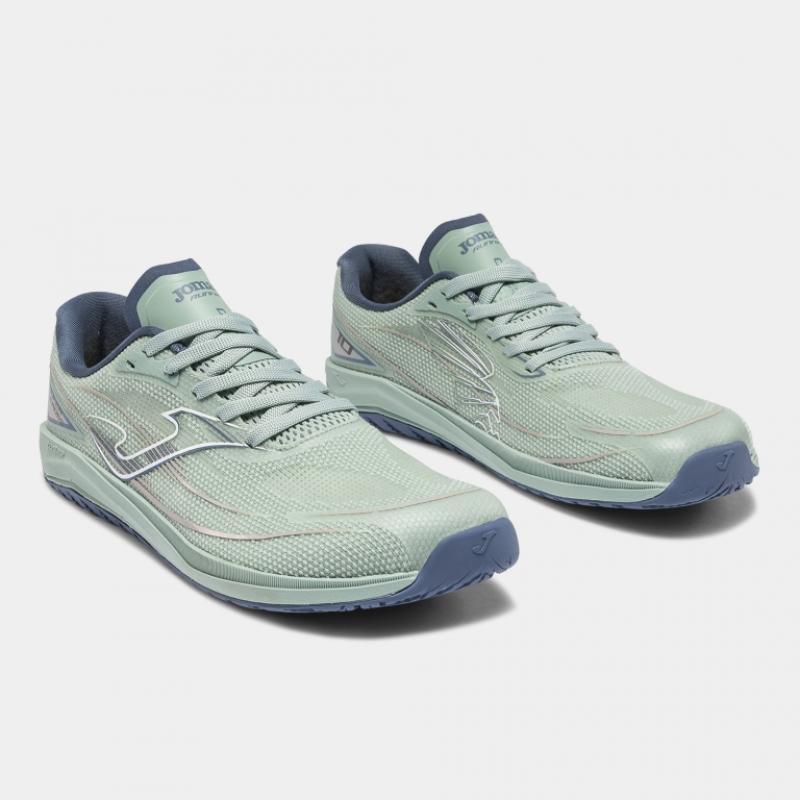 Zapatilla Barefoot Running Hombre Joma Supercross 2615 Verde Transpirable