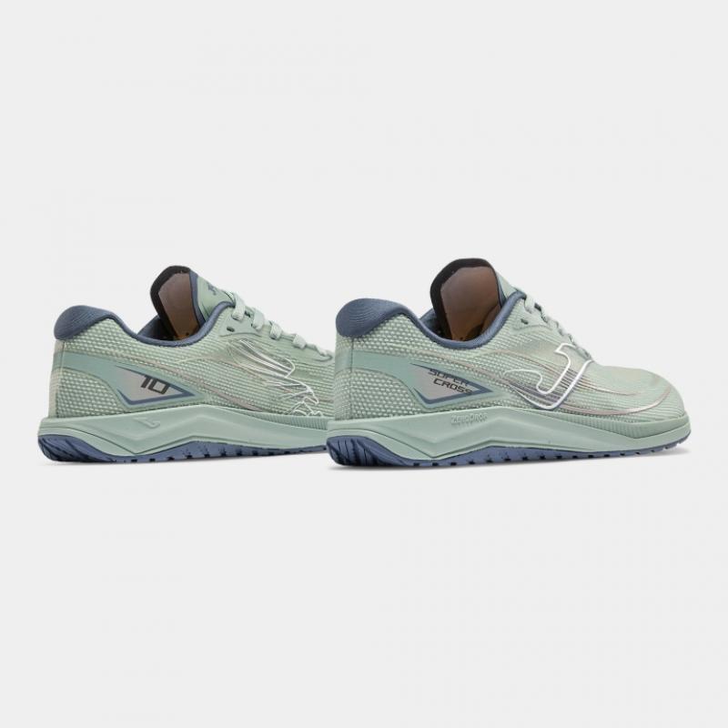 Zapatilla Barefoot Running Hombre Joma Supercross 2615 Verde Transpirable