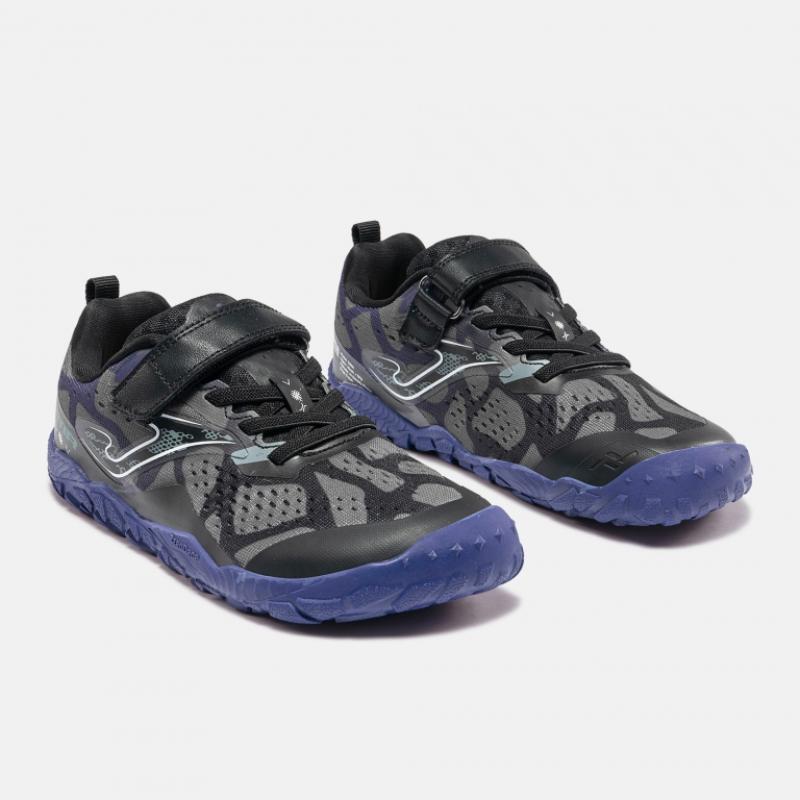 Zapatilla Barefoot Trail Niños Velcro Joma Sima 2631 Negro Transpirable