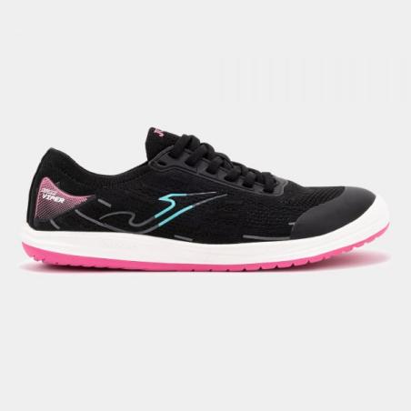 Zapatilla Barefoot Running Niños Joma Viper 2601 Negro Transpirable
