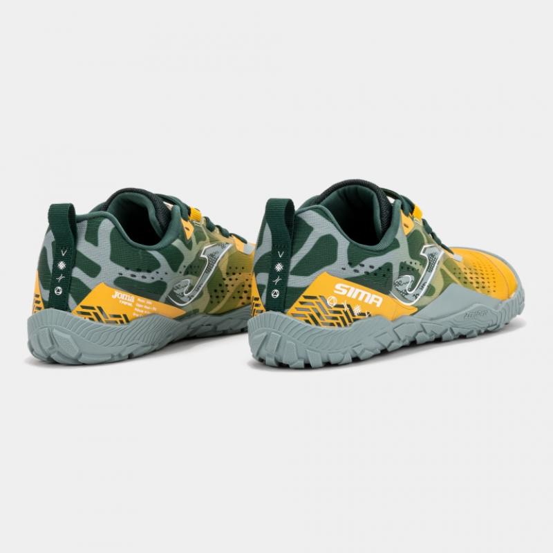 Zapatilla Barefoot Trail Niños Joma Sima 2628 Naranja Transpirable