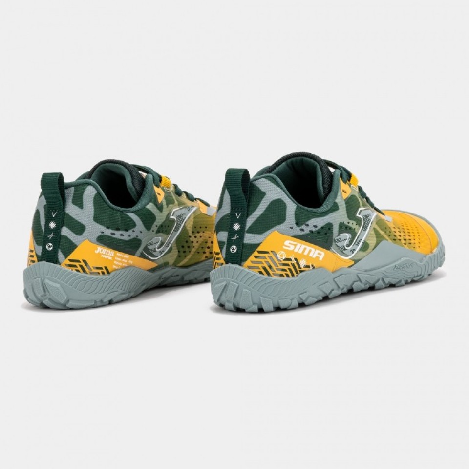 Zapatilla Barefoot Trail Niños Joma Sima 2628 Naranja Transpirable