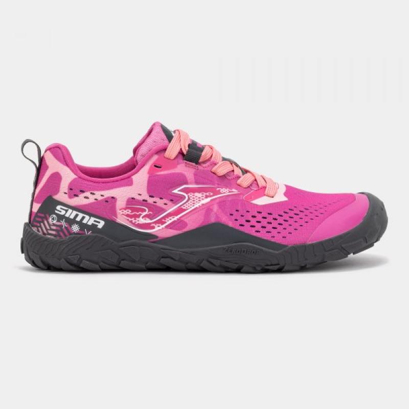 Zapatilla Barefoot Trail Niños Joma Sima 2610 Rosa Transpirable