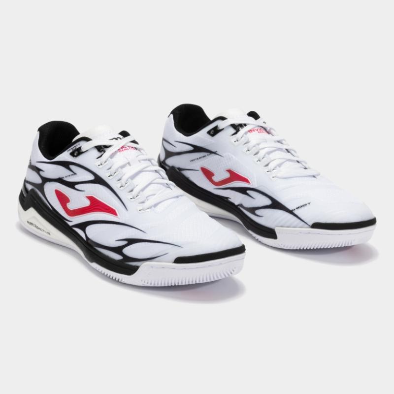 Zapatilla Fútbol Sala Hombre Joma Invicto 2502 Blanco Transpirable