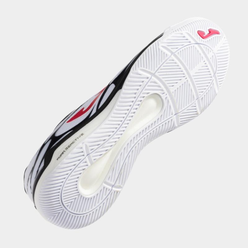 Zapatilla Fútbol Sala Hombre Joma Invicto 2502 Blanco Transpirable