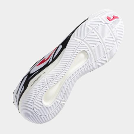 Zapatilla Fútbol Sala Hombre Joma Invicto 2502 Blanco Transpirable